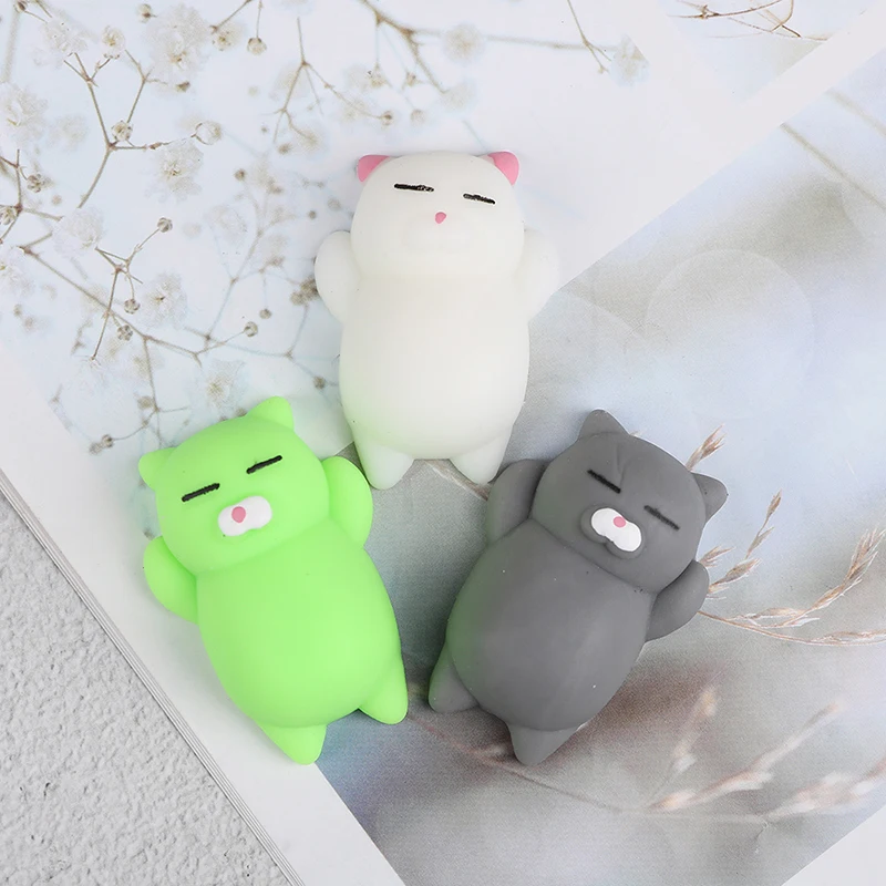 

Kawaii Soft Jumbo Squishy Cute Cartoon Cat Soft Slow Rising Jumbo Squeeze Antistress Cell Phone Strap Pendant Decompression Toy