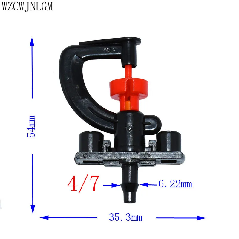Садовый полив с g-колючей 360 градусов ингалятор для полива сада 4/7 шланг мини регулируемые опрыскиватели 10 шт