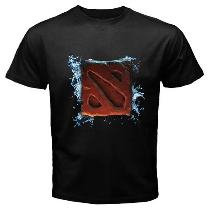  DOTA 2 Defense of The Ancients Multiplayer Game White Black T-Shirt Size Cool Casual pride t shirt 