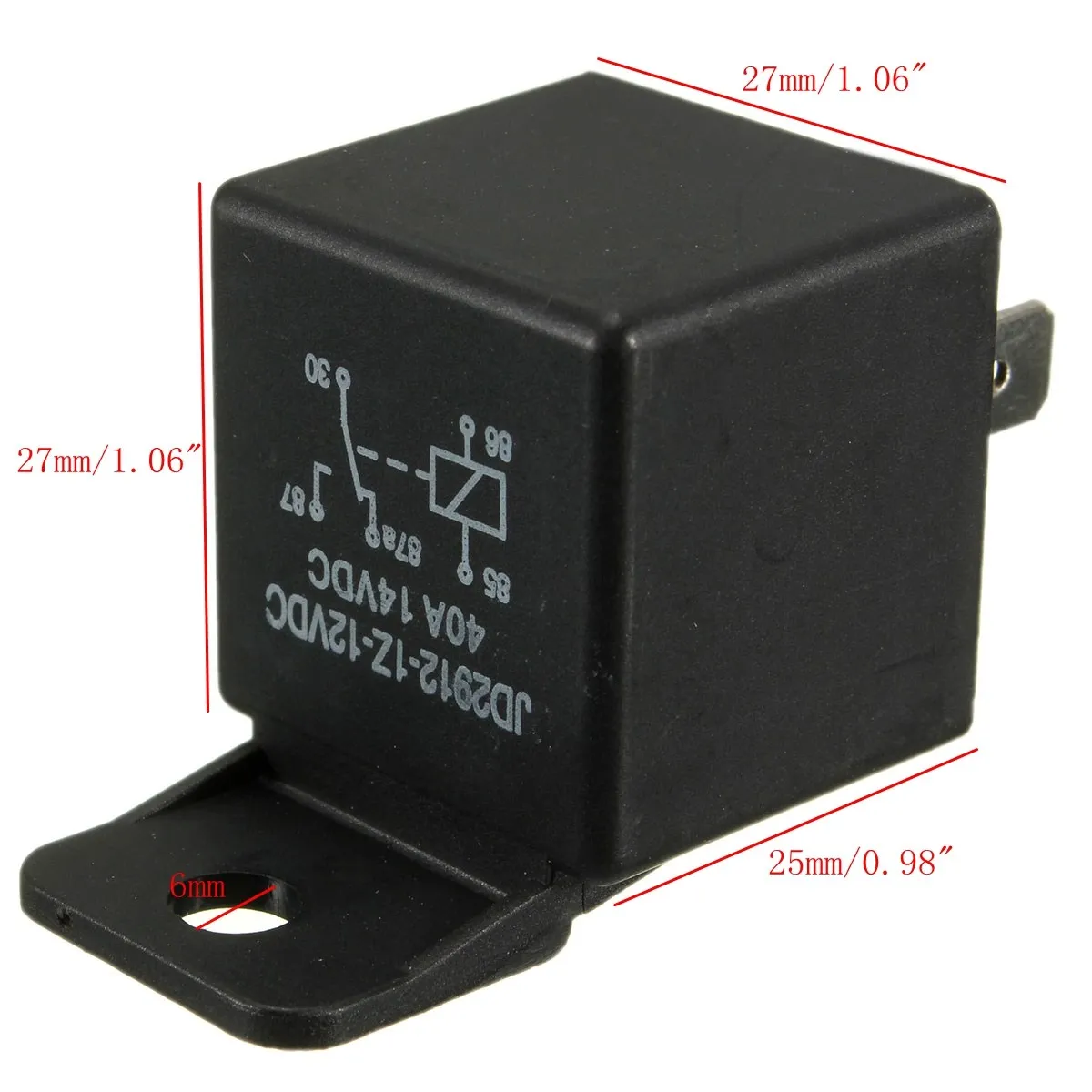 Car Electrical Relays 12 Volt 40 Amp Auto Automative Bike Boat Car Van Truck Vehicle Relay 5 Pin Vehicle Parts Accessories Visitestartit Com