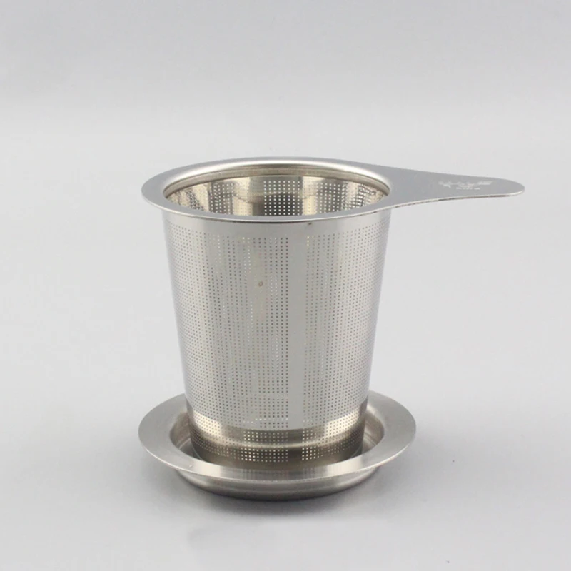  thickening stainless steel tea strainer Filter bucket Tea set accessory 