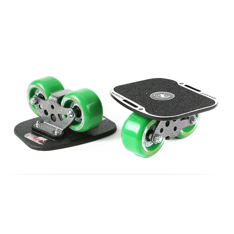 Twolions Mirage алюминиевая дрифтерная доска для фрилайн роликовых коньков RoadDrift противоскользящие скейтборд палуба фрилайн коньки вейкборд - Цвет: Зеленый