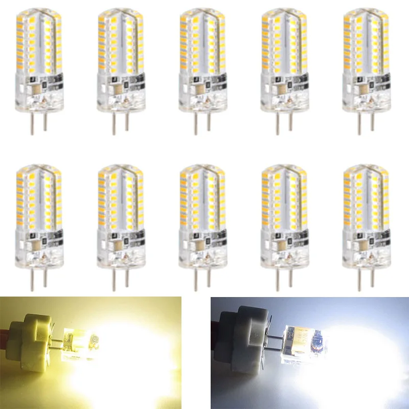 10 шт. G4 5 Вт светодиодная лампочка-Кукуруза лампа DC12V энергосберегающая лампа для украшения дома GQ999