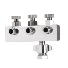 Краскораспылитель 3 способа воздушный шланг для аэрографа сплиттер с 1/" BSP Женский вход+ 1/8" BSP Мужской воздушный выход аксессуары для аэрографа