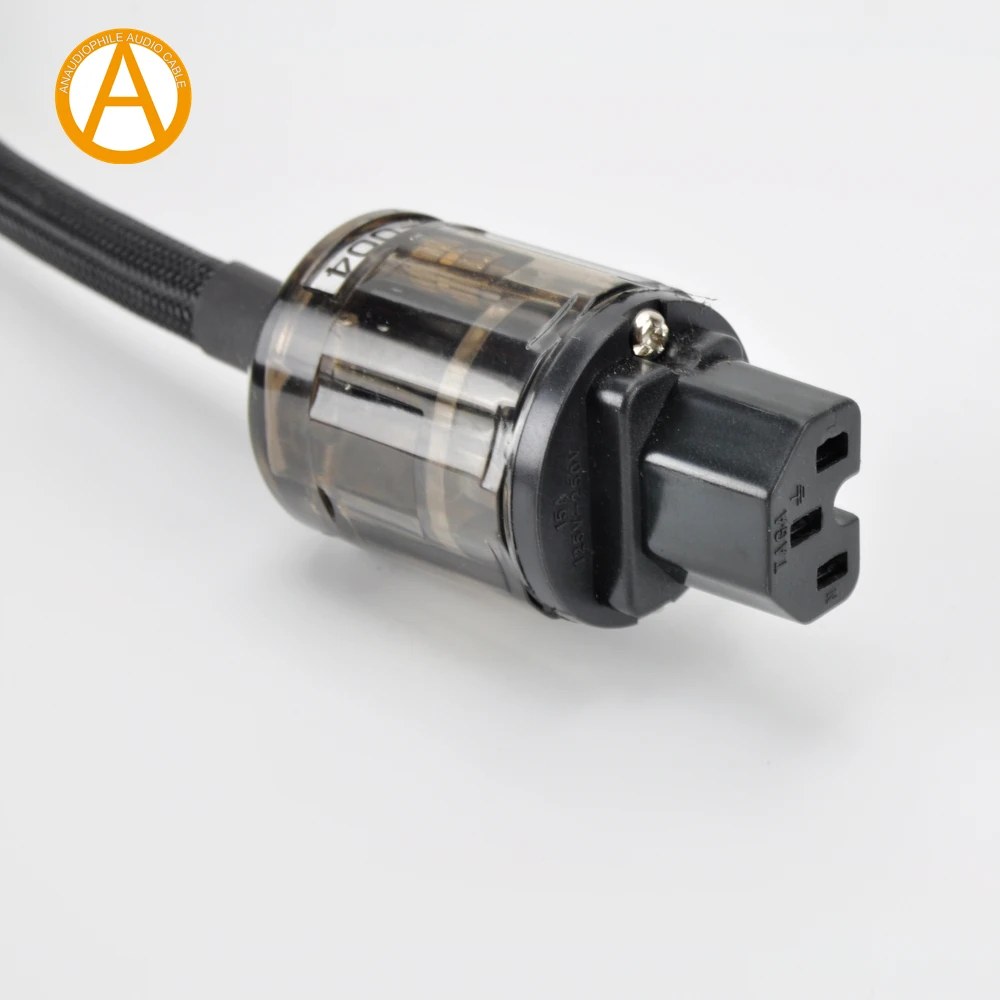 ANAUDIOPHILE Premium Power Cable For Amplifier Preamp DAC PC Projector CD Player Turntable HiFi Audio Power Cord US EURO Plug