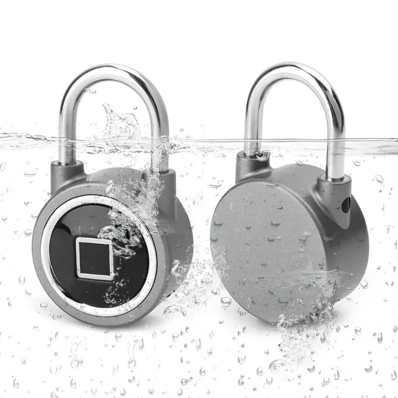 

Smart Fingerprint Padlock Anti-theft Keyless Electronic Locks Bluetooth Phone APP Door Lock