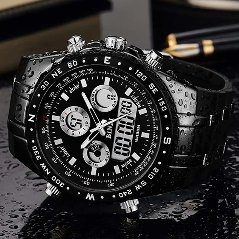 BINZI мужские часы reloj hombre спортивные водонепроницаемые для мужчин наручные Relogio
