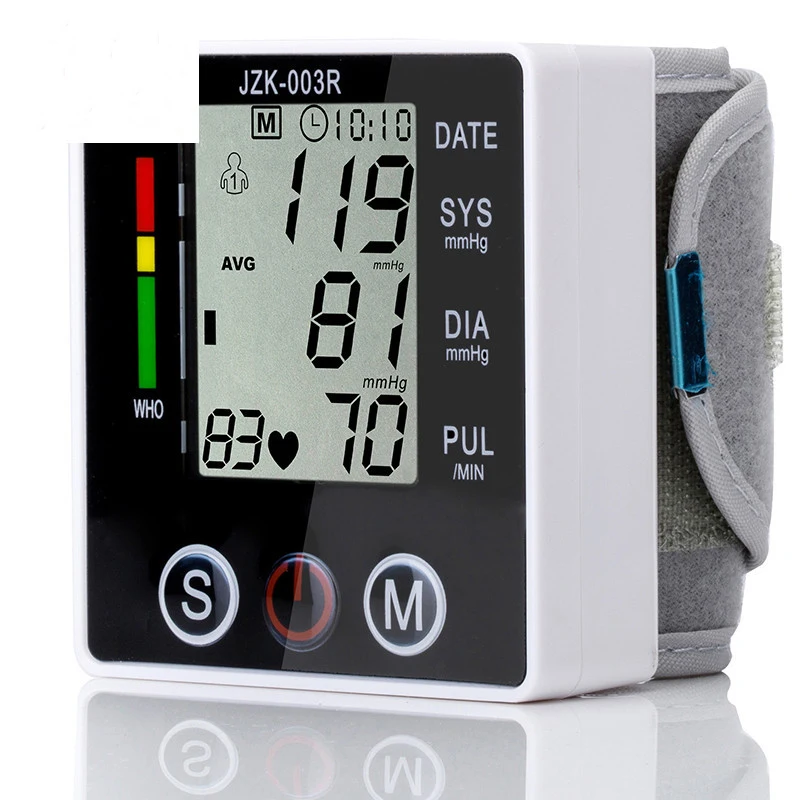 

Wrist Electronic Sphygmomanometer Blood Pressure Monitor Medical Equipment Elderly Blood Test Portable Heart Beat Machine