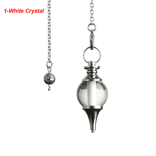 Natural Stone Crystal Pendant Red Agates Pendulum Circular Cone Divination Amulet Choker Jewelry Accessories for Unisex