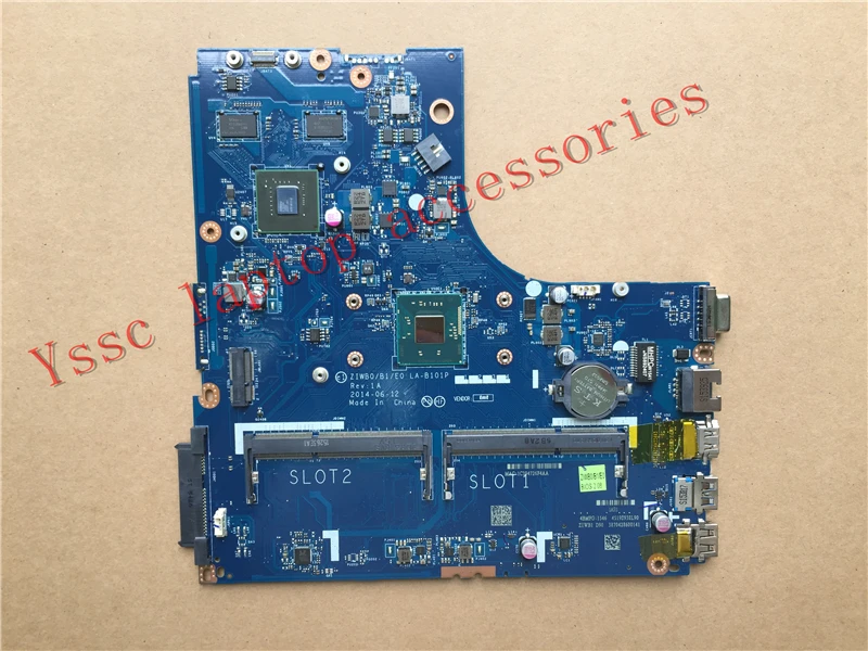 

New New ZIWB0/B1/E0 LA-B101P motherboard for lenovo B50-30 motherboard for N2840 CPU ( N15V-GM-S-A2 video card ) 100% tested