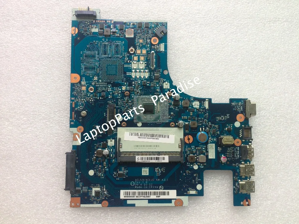 

Free Shipping ACLU9 / ACLU0 NM-A311 G50-30 Motherboard For Lenovo G50-30 Laptop with pentium N2840 N2830 cpu
