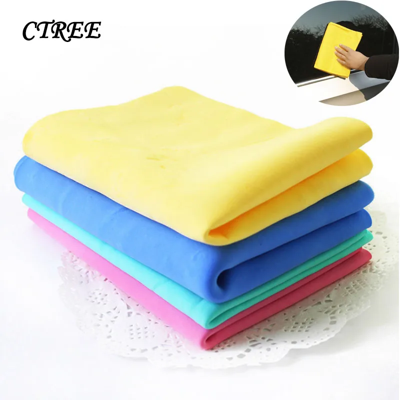 CTREE 40*30 см Deerskin Suede впитывающее полотенце машинная тканевая салфетка для мойки