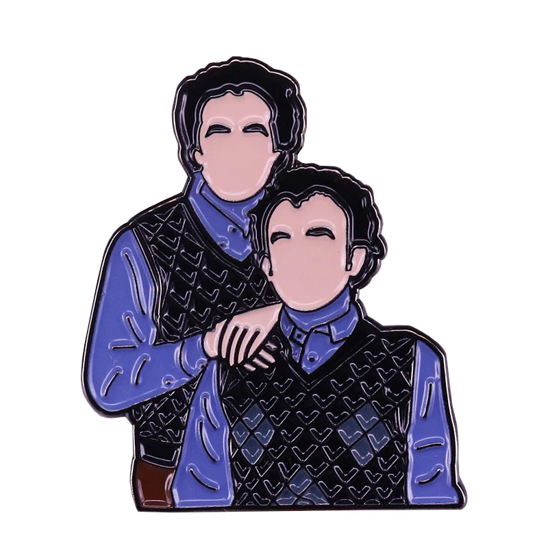 

step brothers Pin Comedy Gift for Him, Bday Greeting, Best Friends Birthday Bagde, BFF Birthday Greeting