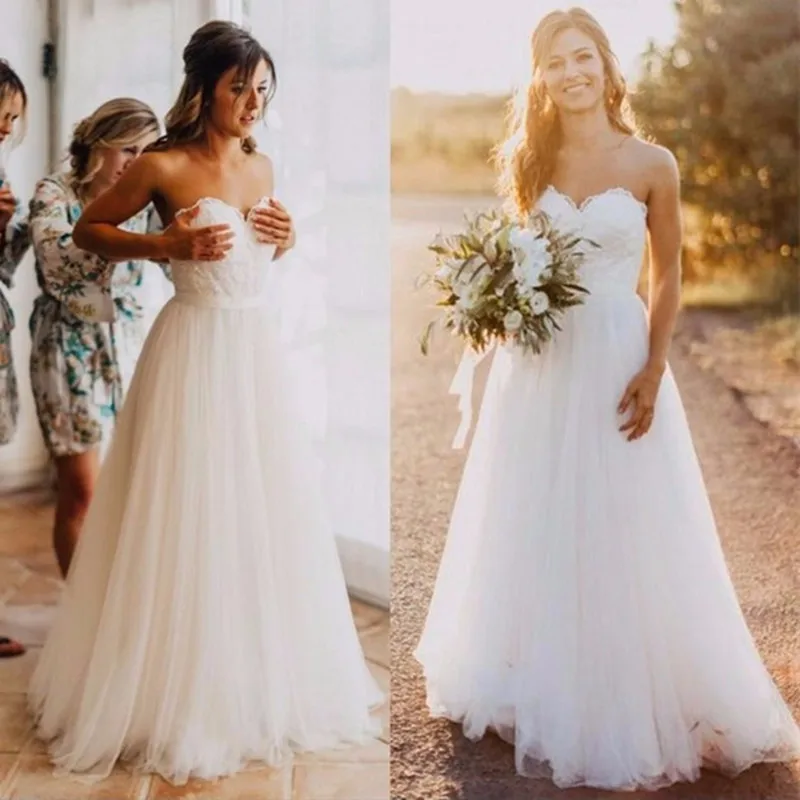 cheap country style wedding dresses