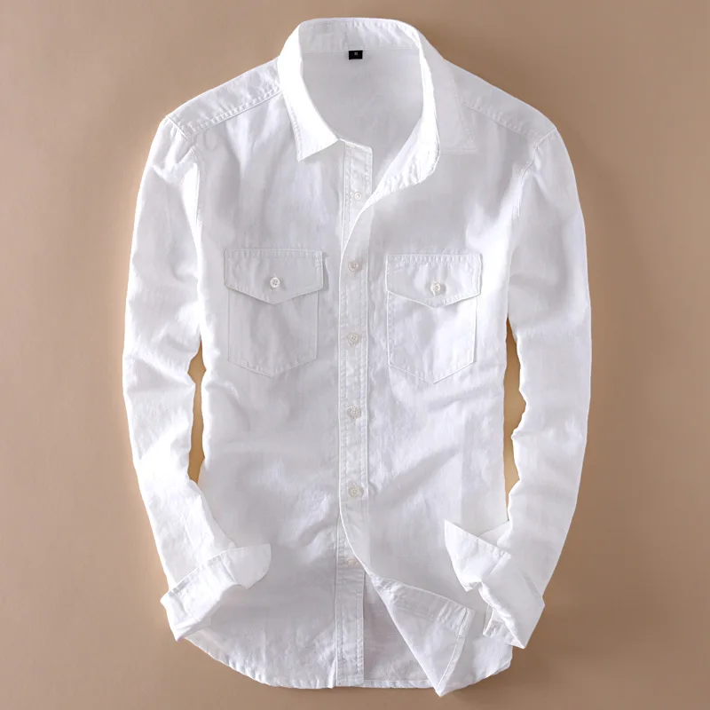 Chico white blouses long sleeve men outfit