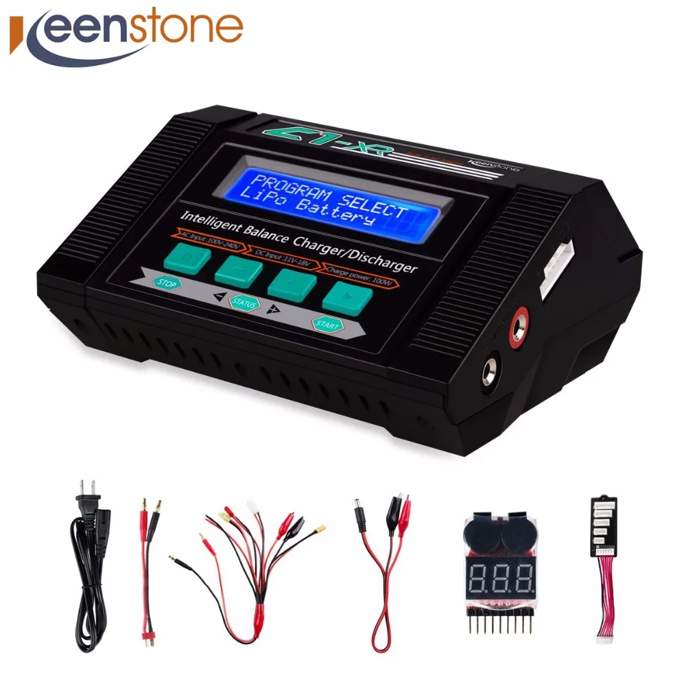 Keenstone Lipo Battery Balance Charger/Discharger 10A 100W with Voltage
