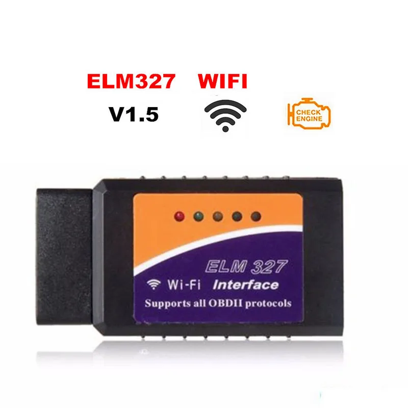 Горячие Мини ELM327 Bluetooth/Wifi V1.5/V2.1 OBD2 OBDII считыватель кодов ELM 327 Bluetooth Wifi для Android/IOS работа дизель J25C27 - Цвет: Style C