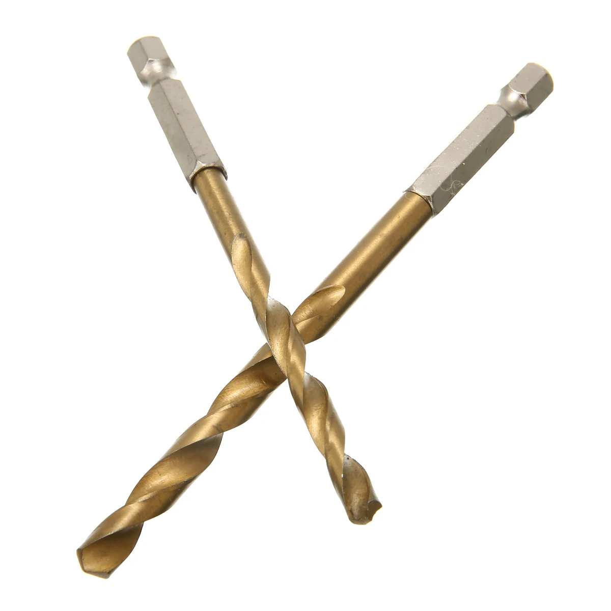 10Pcs HSS Drill Bit HSS titanium Twist Drill Bit Set Cordless Screwdriver HSS-Titan Hexagonal Drill Bit