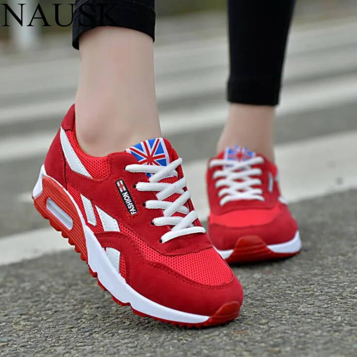 

NAUSK Sneakers Women New Breathable Spring Casual Shoes Basket Flats Female Platform Shoes Woman Trainers Shoes Chaussure Femme