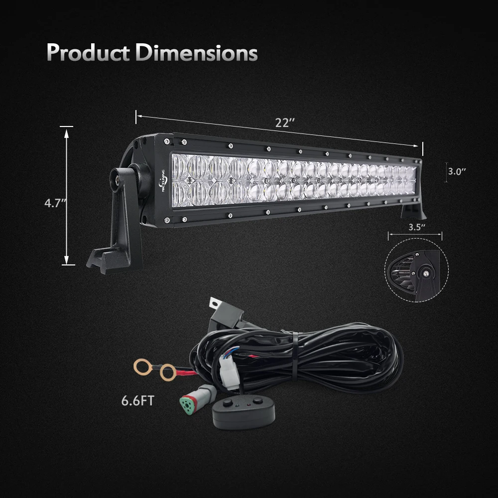 Mictuning 3" 22" 5D светодиодный светильник RGB Стробоскоп вспышка многоцветный светодиодный Предупреждение льный светильник Bluetooth IOS и Android приложение управление проводкой