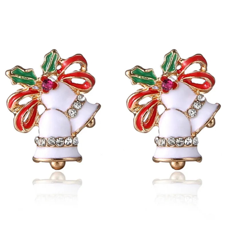 

Christmas Boutique Chic Hand Edition Of Fashion Small Bell Stud Earrings Christmas Theme Earrings Santa Clause Christmas