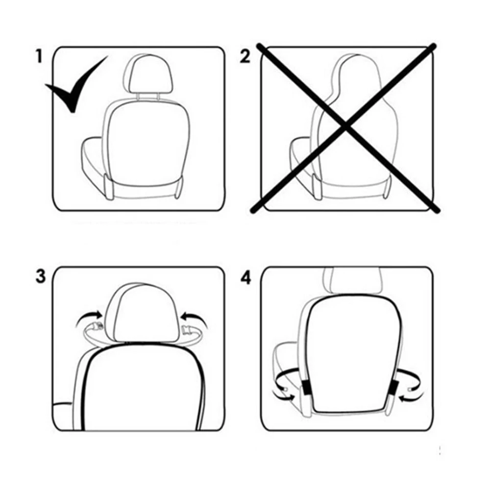FORAUTO защита на заднее сиденье автомобиля для детей защита от детей защита на заднюю часть сиденья аксессуары грязезащищенный автомобильный стайлинг