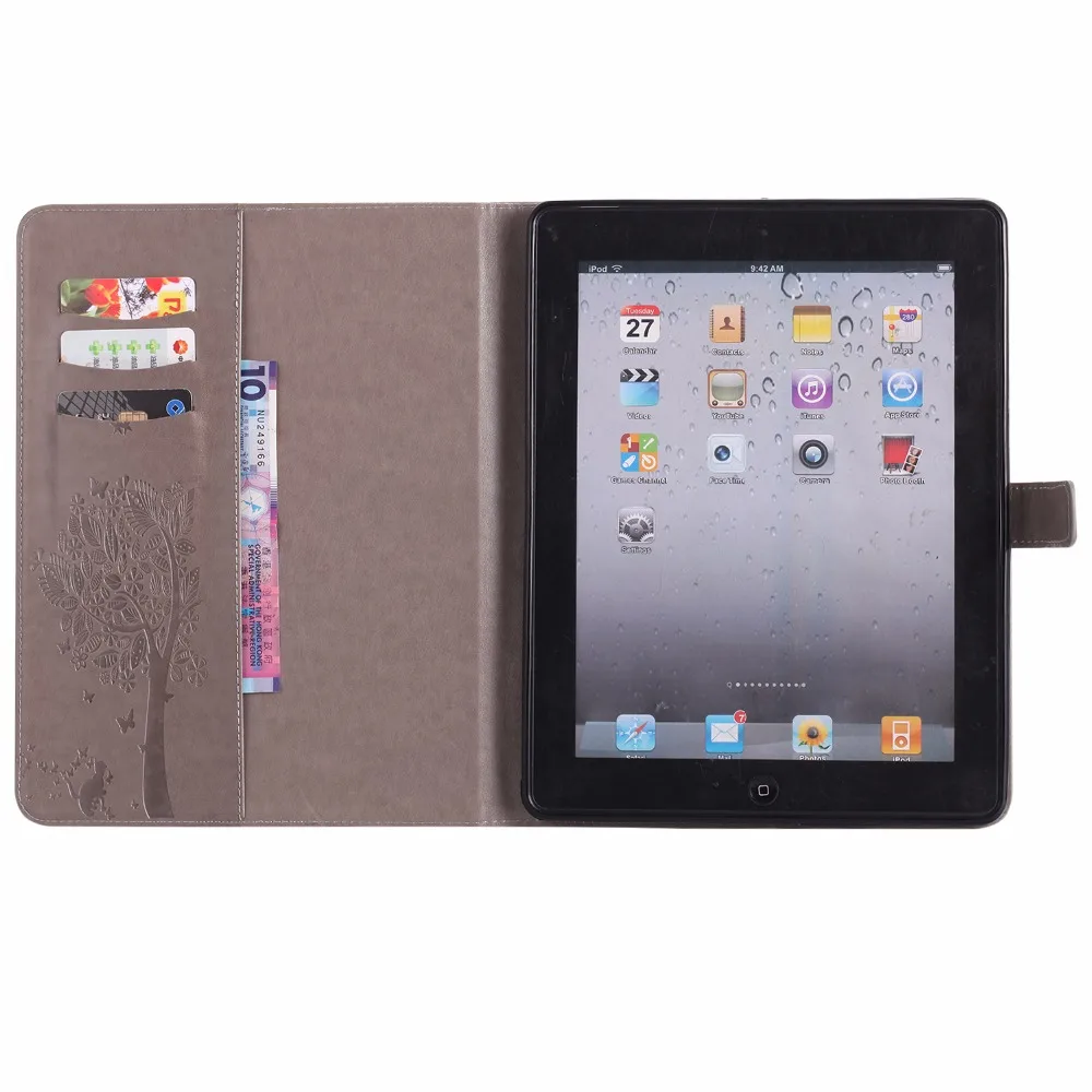 Чехол для планшета Apple iPad 2 го 3 4 поколения кошелек из искусственной кожи девушек