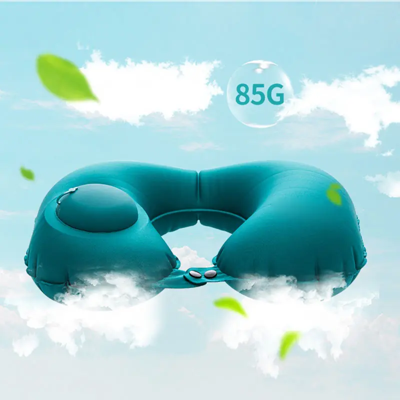 

U-Shape Automatic Inflatable Travel Pillow neck Outdoor Portable Pillow Neck rest Comfortable Pillows for Sleep earplug eyepatch