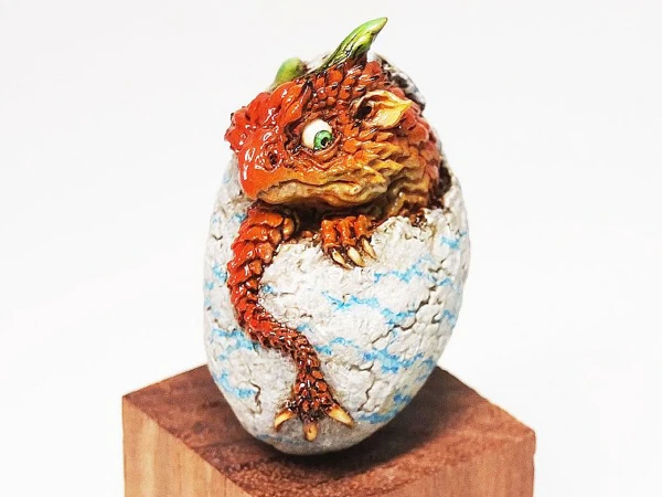1/35 весы из смолы вылупленное яйцо dragon (без основы) | Игрушки и хобби