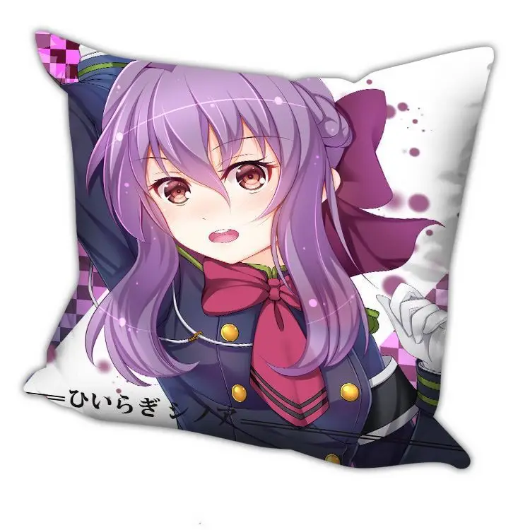 Хобби Экспресс Shinoa Hiiragi - Owari no Seraph Аниме Dakimakura квадратная наволочка H022 | Дом и сад