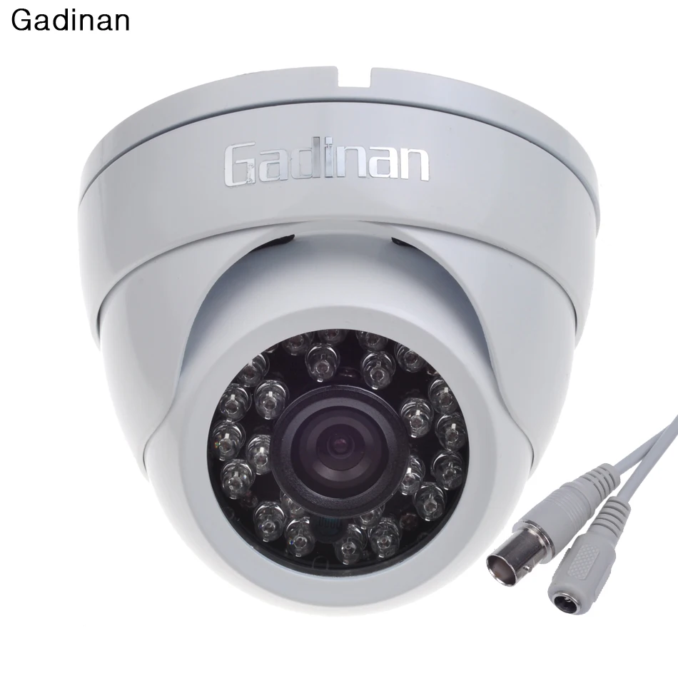 Gadinan Analong Metal 24 IR Infrared 1000TVL CMOS Day & Night Security Camera 2.8mm Wide Lens Waterproof Outdoor CCTV Camera