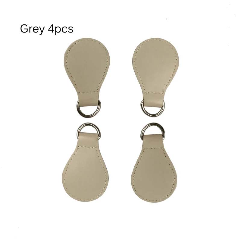 Diy High quality 2 pair 4 pc matte Drop End for Obag handle PU Drop attachment for O bag Obasket women Bag 