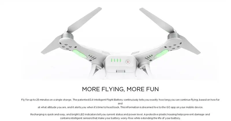 DJI Phantom 3 Standard FPV With 12MP Camera Shoots 2.7K Video RC Quadcopter RTF