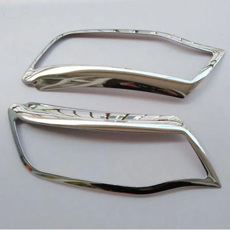 

for Renault Kwid 2015 ABS Chrome Front Rear Tail Light Lamp Cover Trim Strip Car Styling Stickers Accessories Fit India