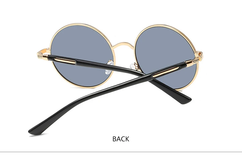 best sunglasses for big nose BOYSEEN Vintage Round Sunglasses Women Reflective Sun glasses Female Women's Shades Brand Designer lunette de soleil UV400 601 designer sunglasses for women