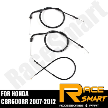 

Motorcycle Throttle Line Clutch Cable Steel Wire Set For HONDA CBR600RR 2007 - 2012 CBR-600RR CBR 600 RR 2008 2009 2010 2011