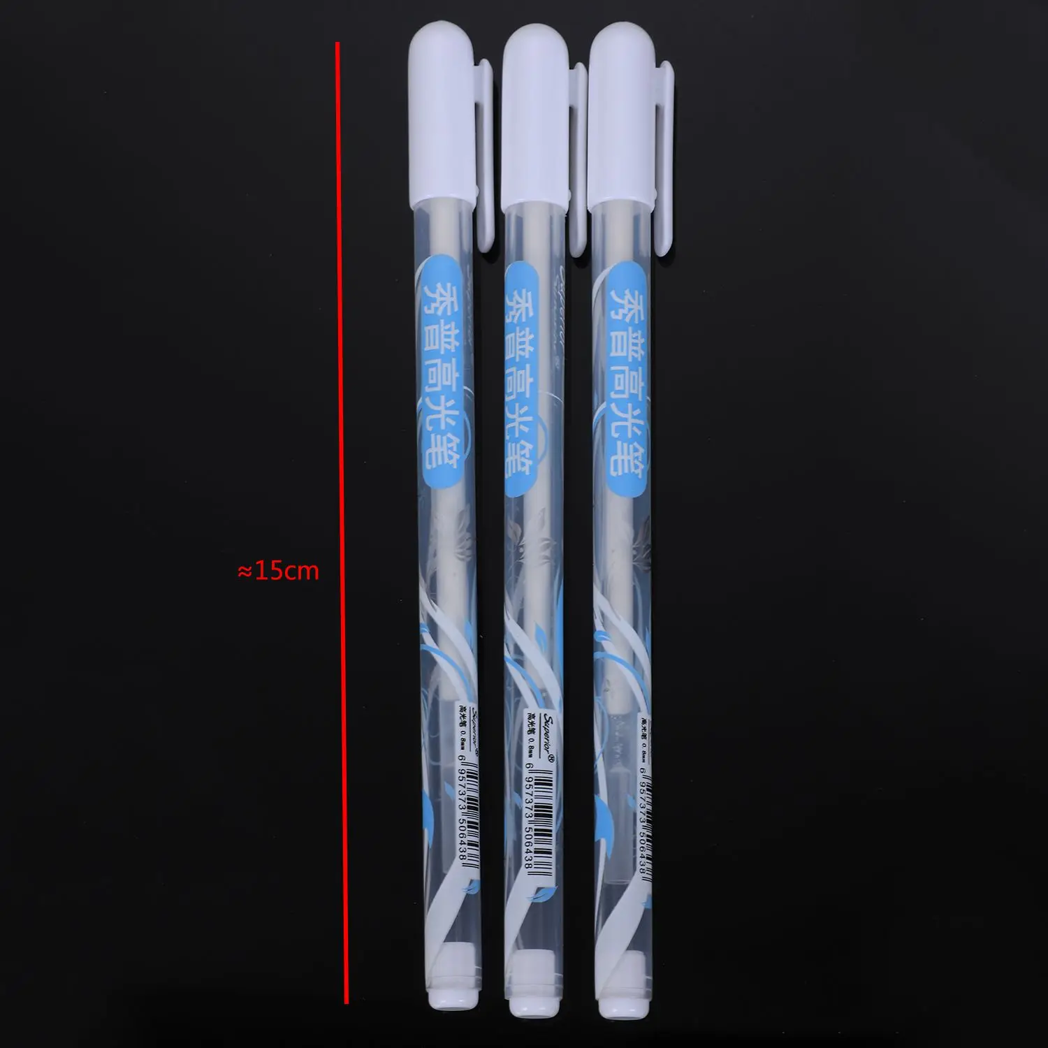 Улучшенная белая ручка 0,8 мм для эскизов, тонкая ручка для рисования, маркеры для дизайна, школьные принадлежности