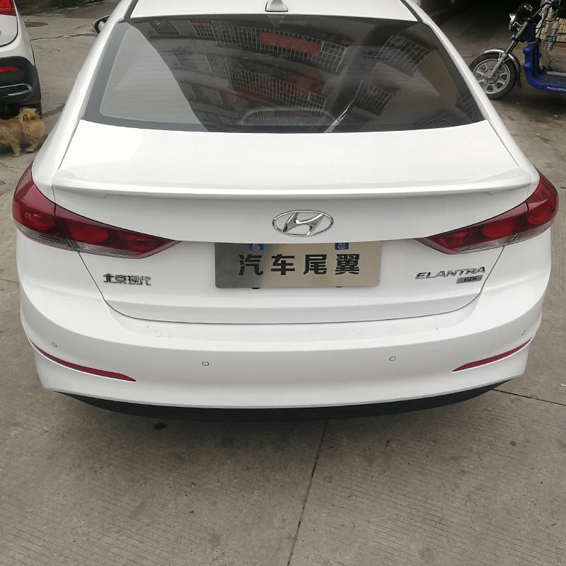 Высококачественный спойлер из АБС пластика для HYUNDAI ELANTRA 2016 2017 2018 заднего крыла