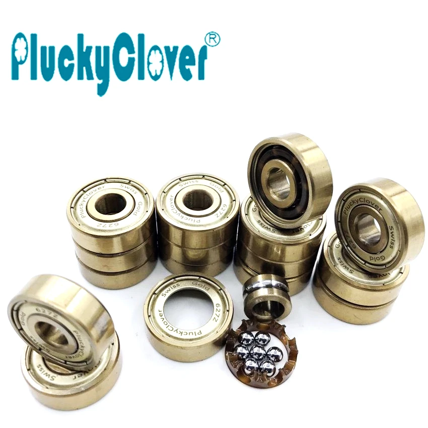 1 шт. plackyclover Swiss 627z ABEC 9 с золотым шариковым подшипником рыболовная доска quad Skate