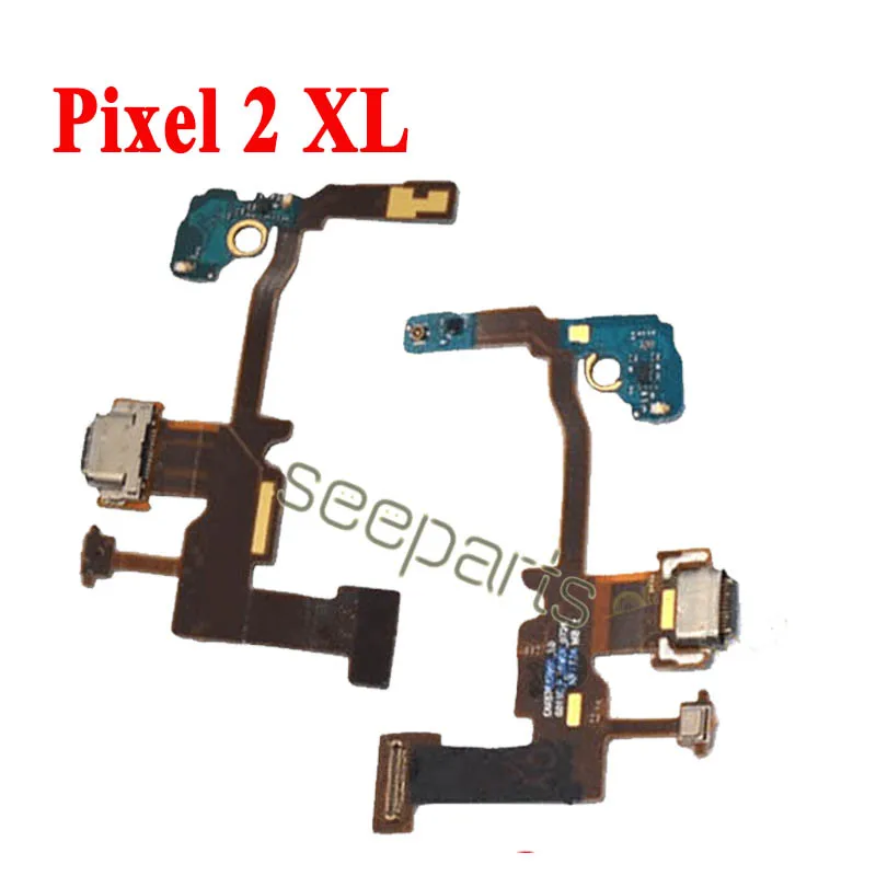 100 Tested For Google Pixel 2 Pixel 2XL USB Charging Dock Port Flex Cable Replacement Parts 5