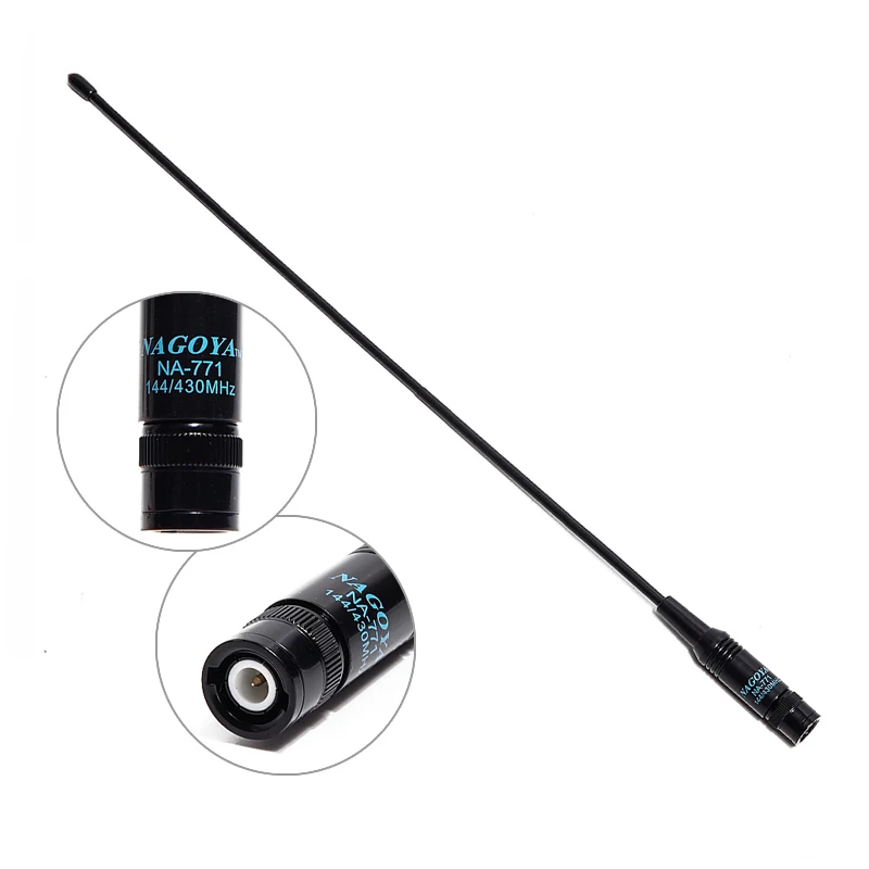 

Nagoya NA-771 BNC DUAL BAND U/V 144/430Mhz Antenna For ICOM Kenwood Vertex Walkie Talkie Two Way Radio