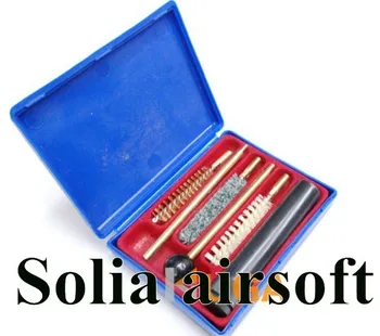 

Universal Cleaning Kit 38/375/9 mm For Rifle Pistol Shotgun clean brush tool set With Durable Plastic Storage Case