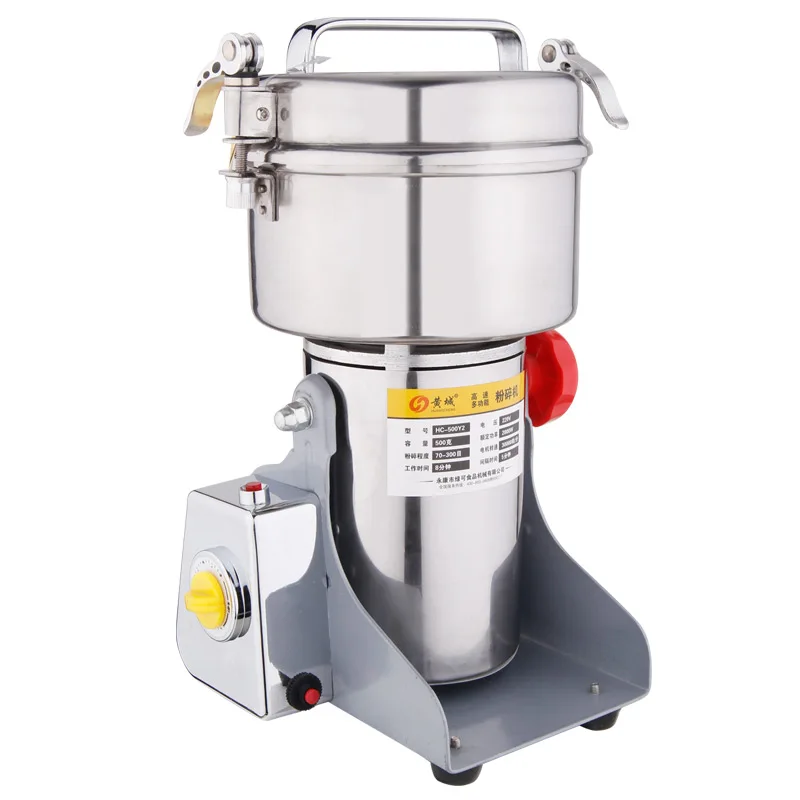 

Swing Type Large-scale 500g Stainless Steel Grains Food Mill Major Grinding Machine Grinder Food Pulverizer