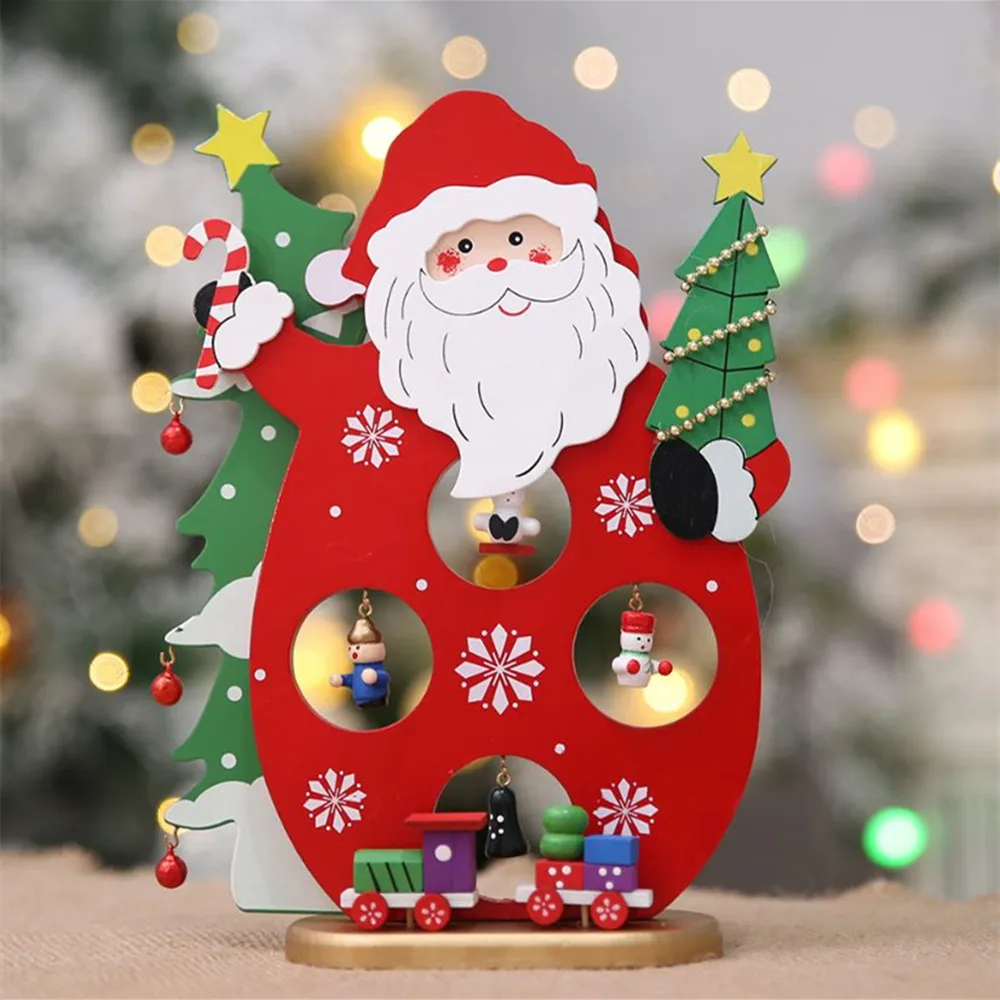 Новинка, подвесные деревянные украшения, Рождественская елка, украшение для дома, Новогодние товары, рождественские украшения, товары, детские игрушки