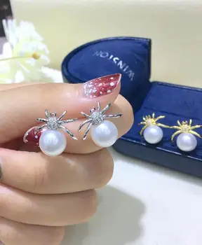 

NEW DESIGN 925 Sterling Silver Earrings Set Base Findings Mountings Parts Mounts for Pearl Jade Corals Stones Beads