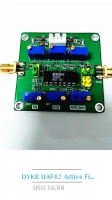 DYKB PLJ-8 светодиодный-R 0,1 МГц~ 2400 МГц РЧ счетчик частоты частотомер измерение светодиодный цифровой дисплей для ham радио усилитель