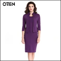 OTEN-two-pieces-dress-Women-Spring-Summer-Plus-Size-Work-Wear-Bodycon-Sheath-Pencil-office-dress