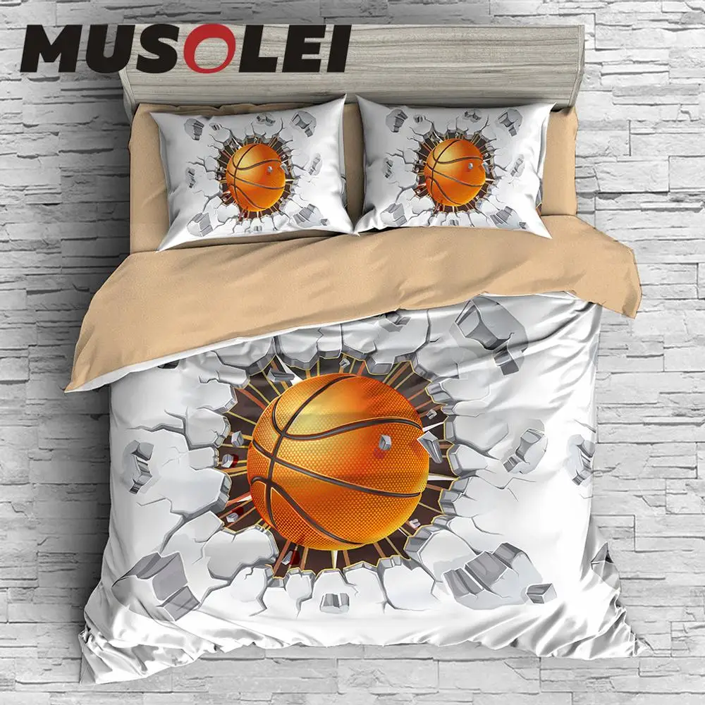 MUSOLEI 3D الرقمية الطباعة مع العاطفة الصلب كرة السلة الفراش غطاء لحاف مجموعة ورقة السرير سادات السرير الكتان التوأم الملكة الملك MUSOLEI 3D الرقمية الطباعة مع العاطفة الصلب كرة السلة الفراش غطاء لحاف مجموعة ورقة السرير سادات السرير الكتان التوأم الملكة الملك
