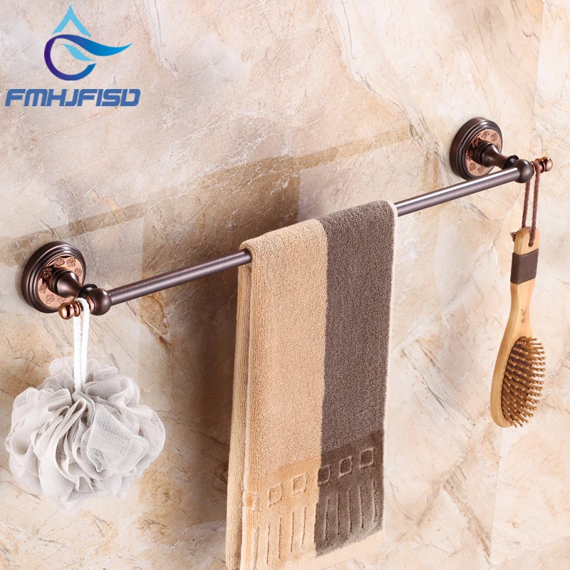 

Wall Mounted High Quality Bathroom Single Towel Bar Oil Rubbed Bronze Towel Rack Holder