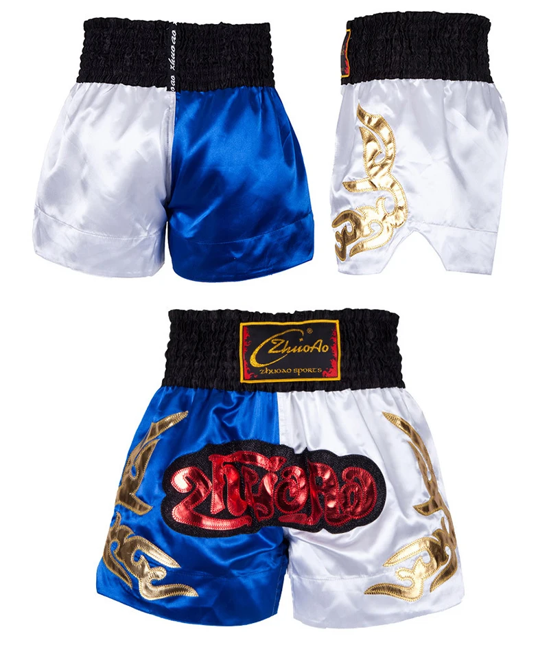 Sporting Goods MMA Men Muay Thai Shorts Boxing Short Pants Fighting Sport Kickboxing Shorts Hot